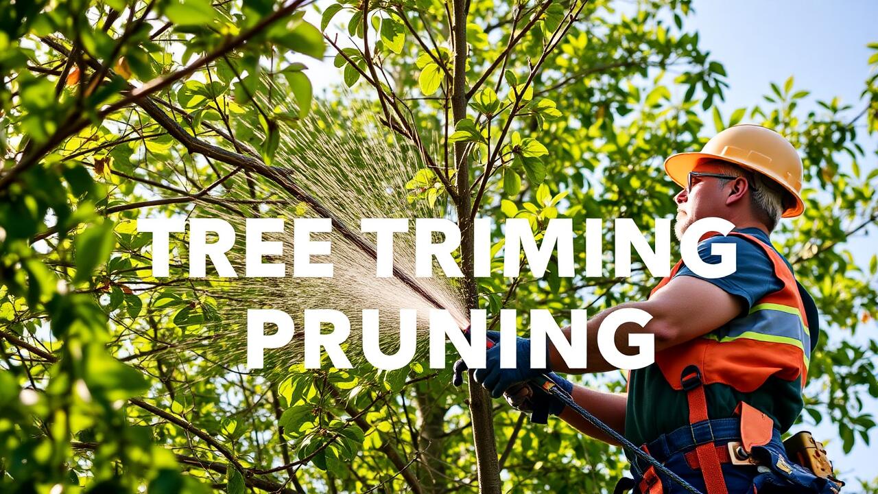 What is the difference between tree trimming and pruning?